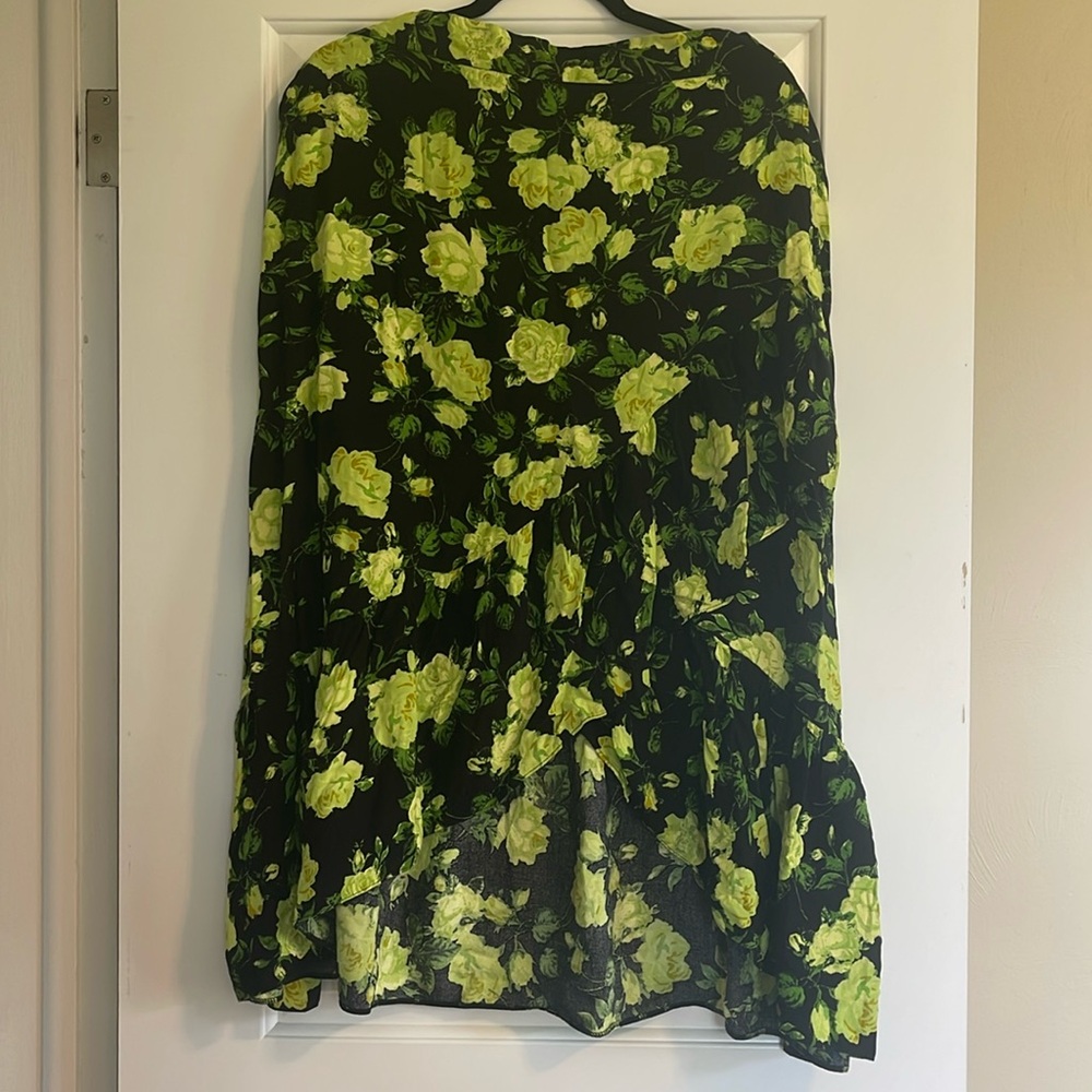 Floral Wrap Skirt